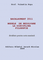 Bacalaureat - Filosofie - Modele de subiecte şi rezolvări - Subiectul III